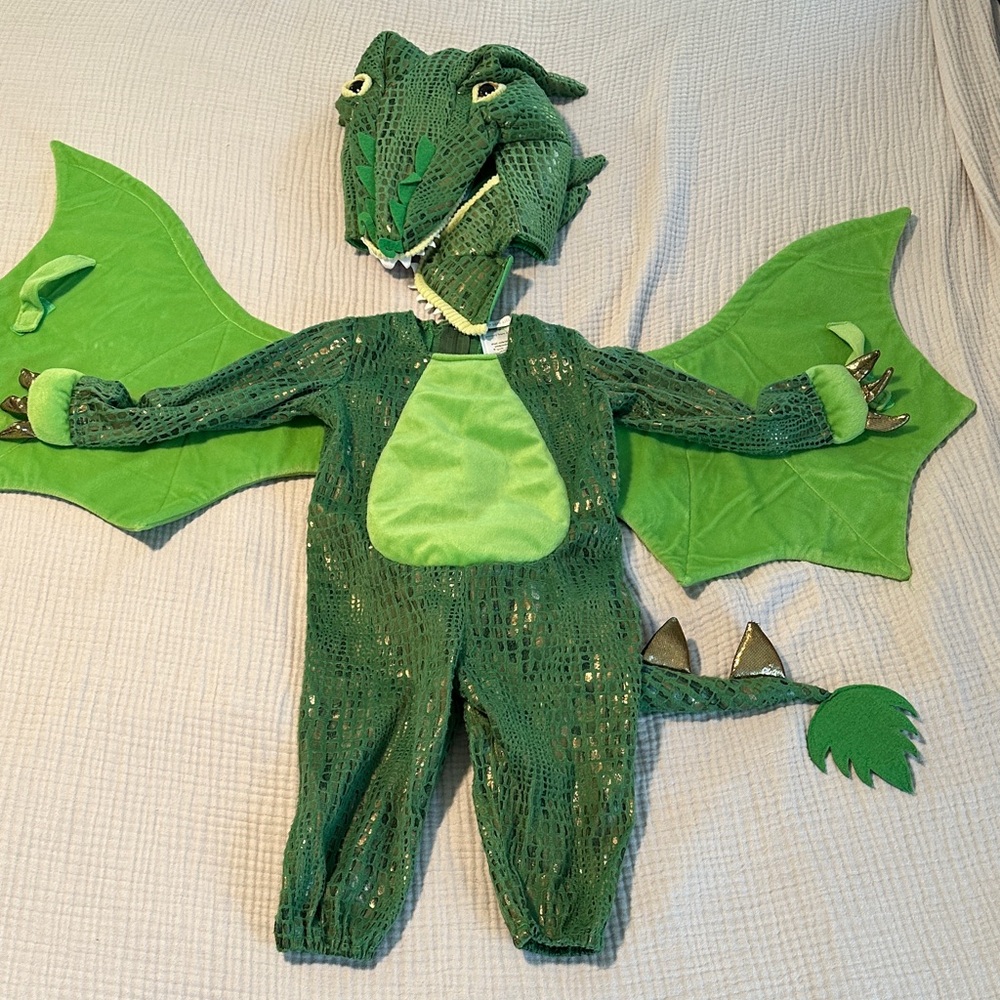 PB Kids Green Dragon Kids Costume
